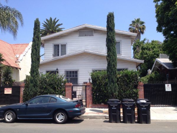 6829 De Longpre, the Share-House I lived in Hollywood