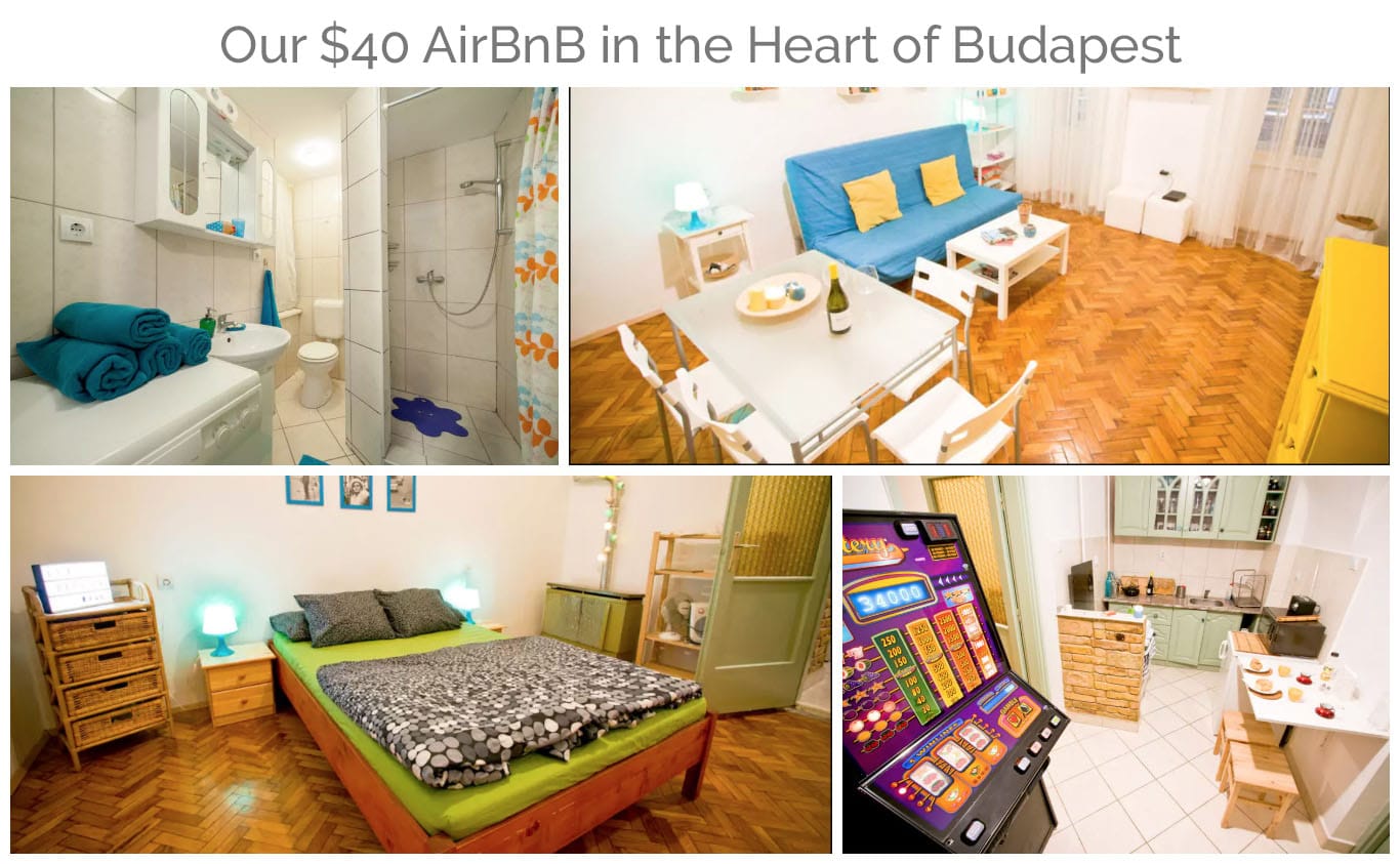 Our AirBnB in Budapest