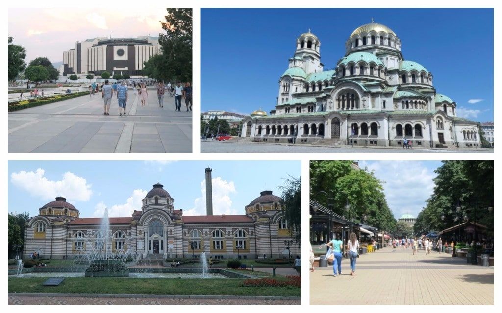 Some well-known sites in Sofia